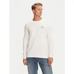 TOMMY HILFIGER - Polera Solid Con Logo Blanco