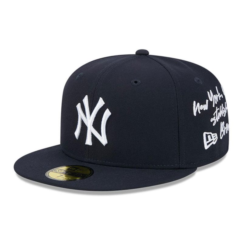 NEW ERA - Gorra 59Fifty New York Yankees MLB Team Verbiage Navy