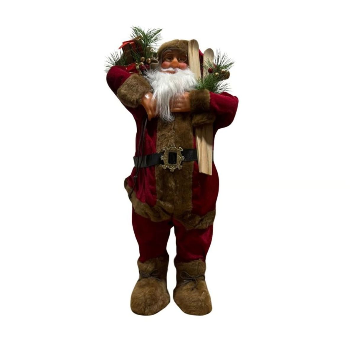 GENERICO - Adorno Viejito Viejo Pascuero 65cm Muñeco Decorativo Navidad Rojo
