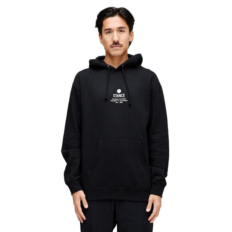 STANCE - Polerón Stance Established Hoodie Black - Negro