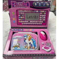 GENERICO - COMPUTADORA DIDACTICA ESPAÑOL-INGLES UNICORNIO ROSA WYM