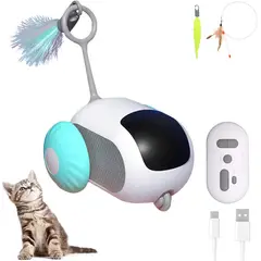 GENERICO - Juguete Raton Electrico Para Gato Control Remoto Interactivo