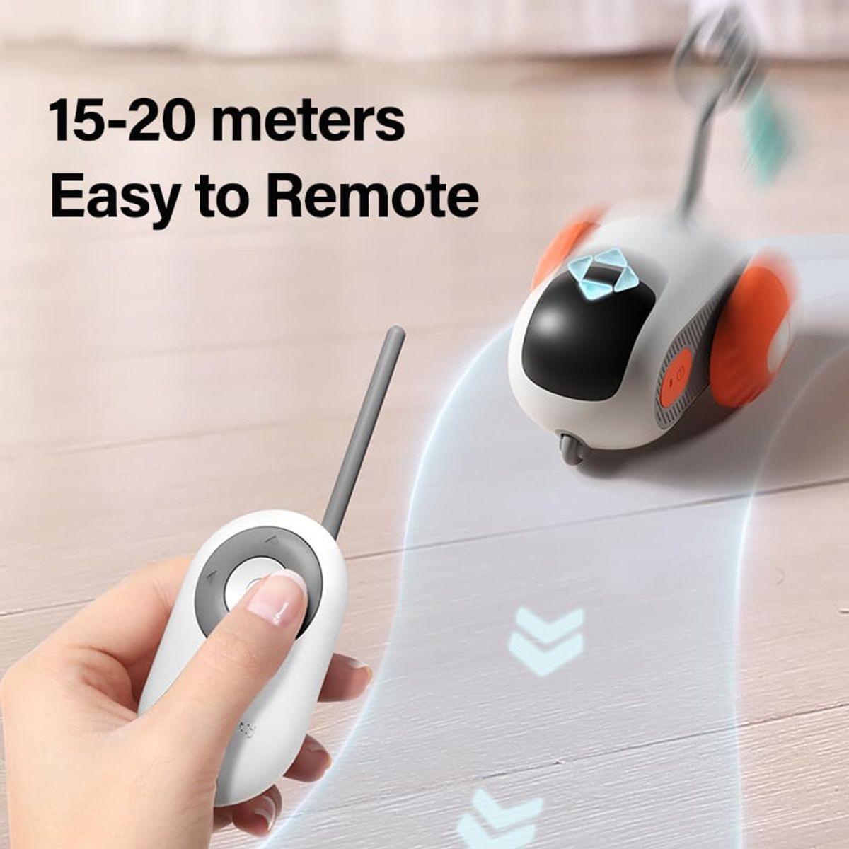 GENERICO - Juguete Raton Electrico Para Gato Control Remoto Interactivo