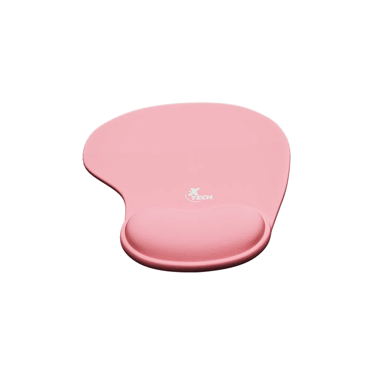 XTECH - MousePad Xtech con apoya muñeca 23 x 185cm x 03mm Rosa - Rosa