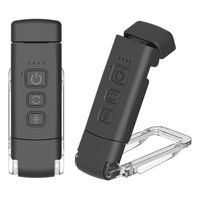 Lámpara Luz Lectura Clip Plegable Recargable Usb Temporizado Negro