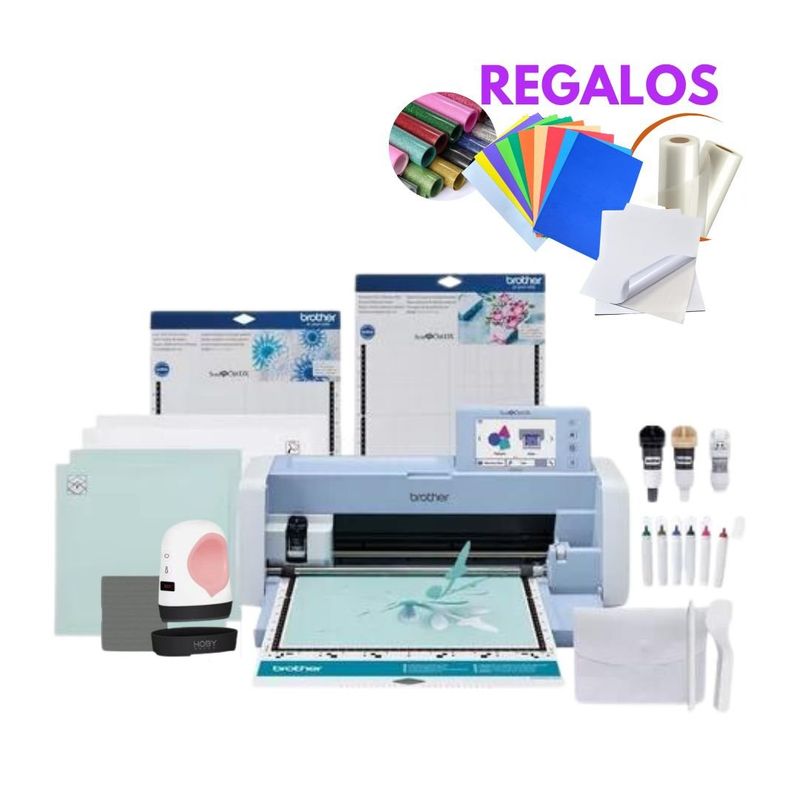 BROTHER - Plotter de corte Scan SD225 Brother + Estampadora Mini Hoby