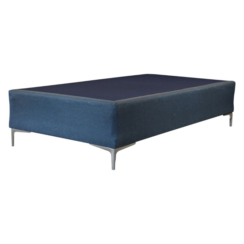 BLOCCARE - Base Cama 1P Box 30 / Patas Metalicas 15 / Largo 190 cm (C/Refuerzo)
