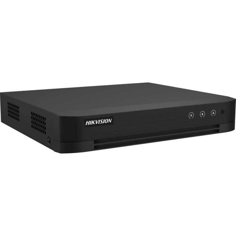 HIKVISION - DVR Hikvision 8ch 720p1080P 1HDD 1080p Lite30fps H265 Pro+ - Negro