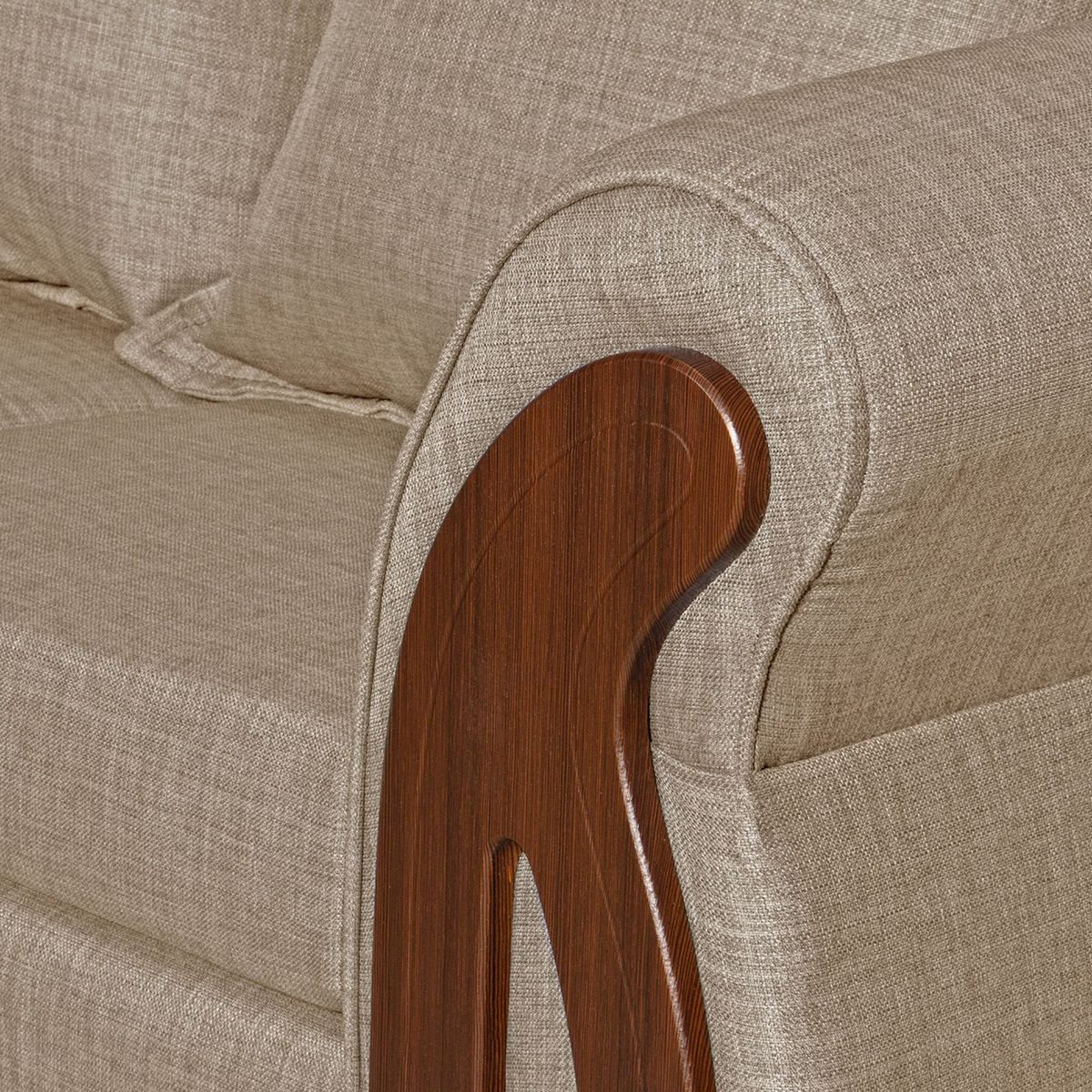 RUZAM MOBEL - SOFÁ 2 CUERPOS ISIDORA BEIGE