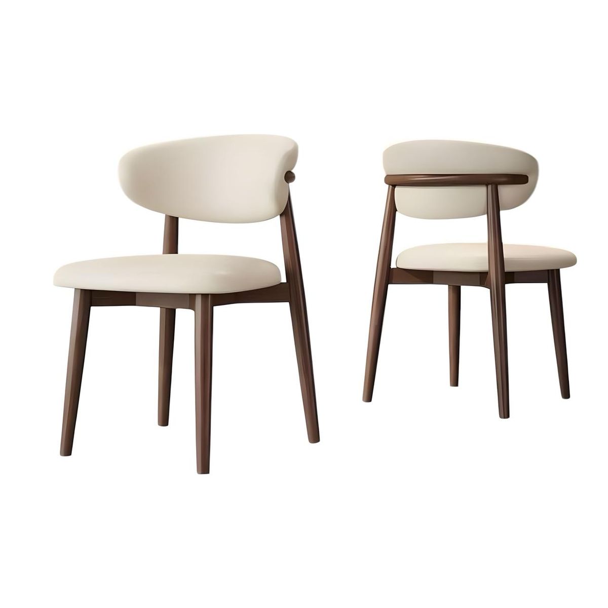 LUBABYCAS - Pack 2 Sillas de Comedor Madera Café Family By LuBabycas