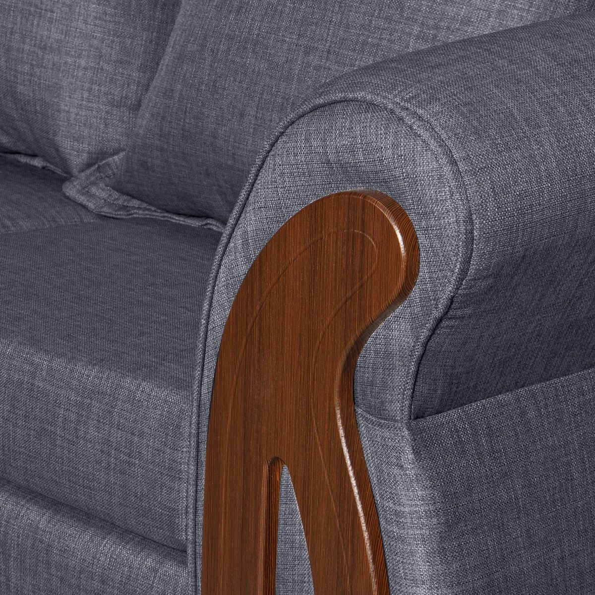 RUZAM MOBEL - SOFÁ 2 CUERPOS ISIDORA GRIS