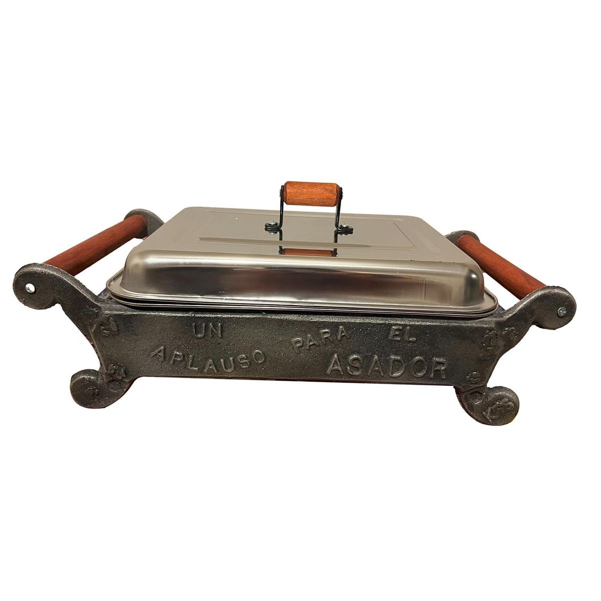 KAS - Brasero para Mesa con Tapa Un Aplauso para el Asador