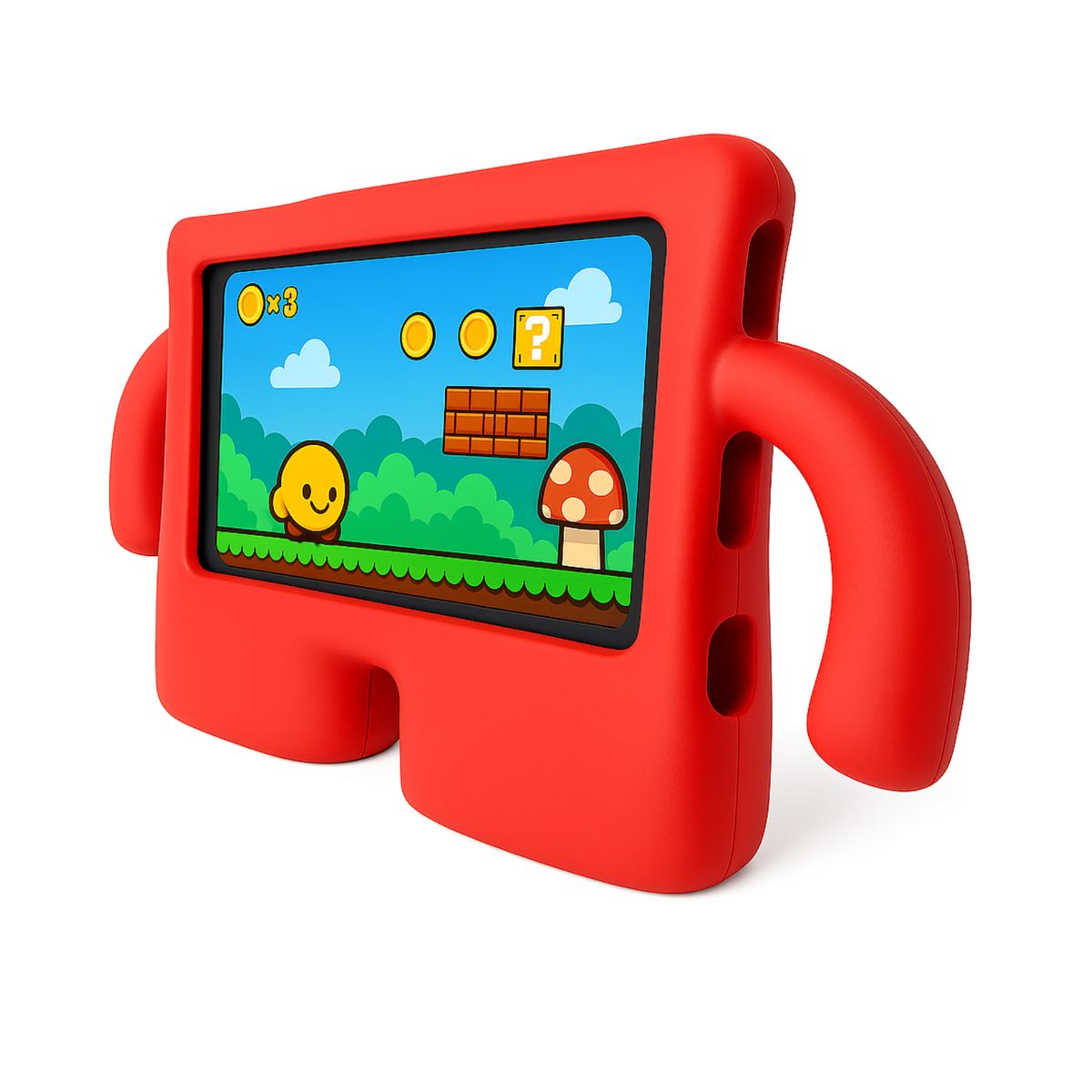 JOIGO - Funda Antigolpes Niños Para Tablet Samsung A7 Lite T220 Rojo