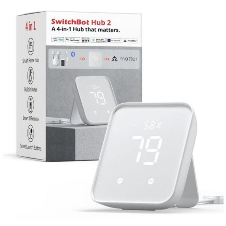 HUB 4 EN 1   SWITCHBOT HUB 2 EU Negro