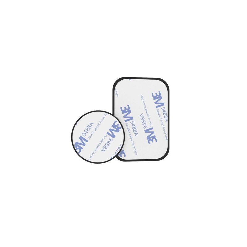 GENERICO - Set 2 Placas Metálica Para Soporte Imán De Celular