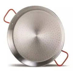 GENERICO - Paellera Valenciana D34cm Acero 6 Porciones Garcima