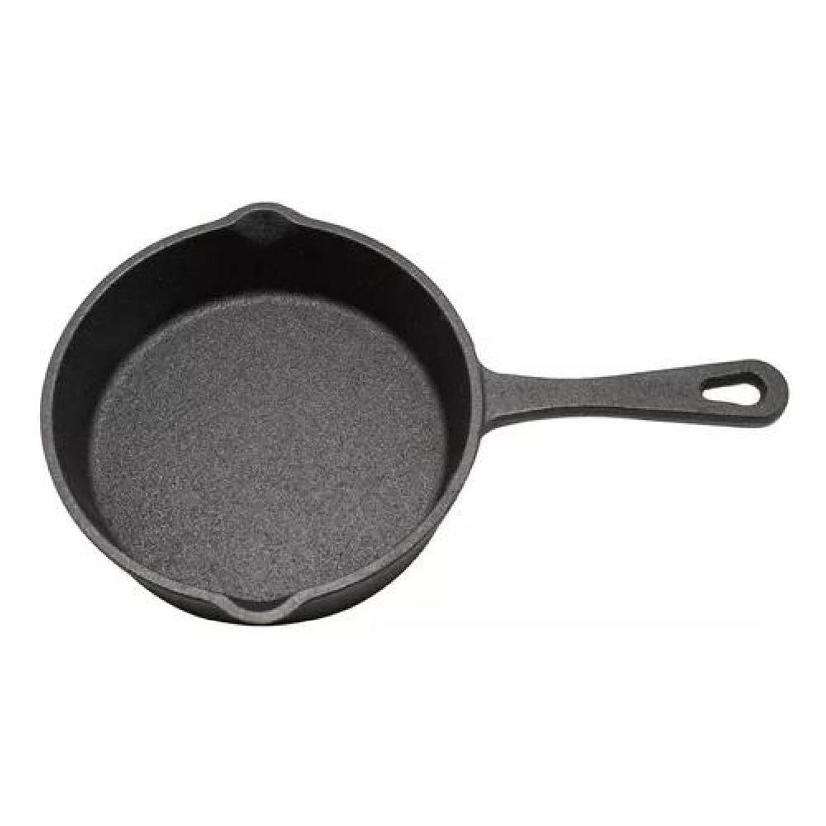 GENERICO - Sartén Redondo Iron Cast Wayu Cocina Asado Bbq Color Negro