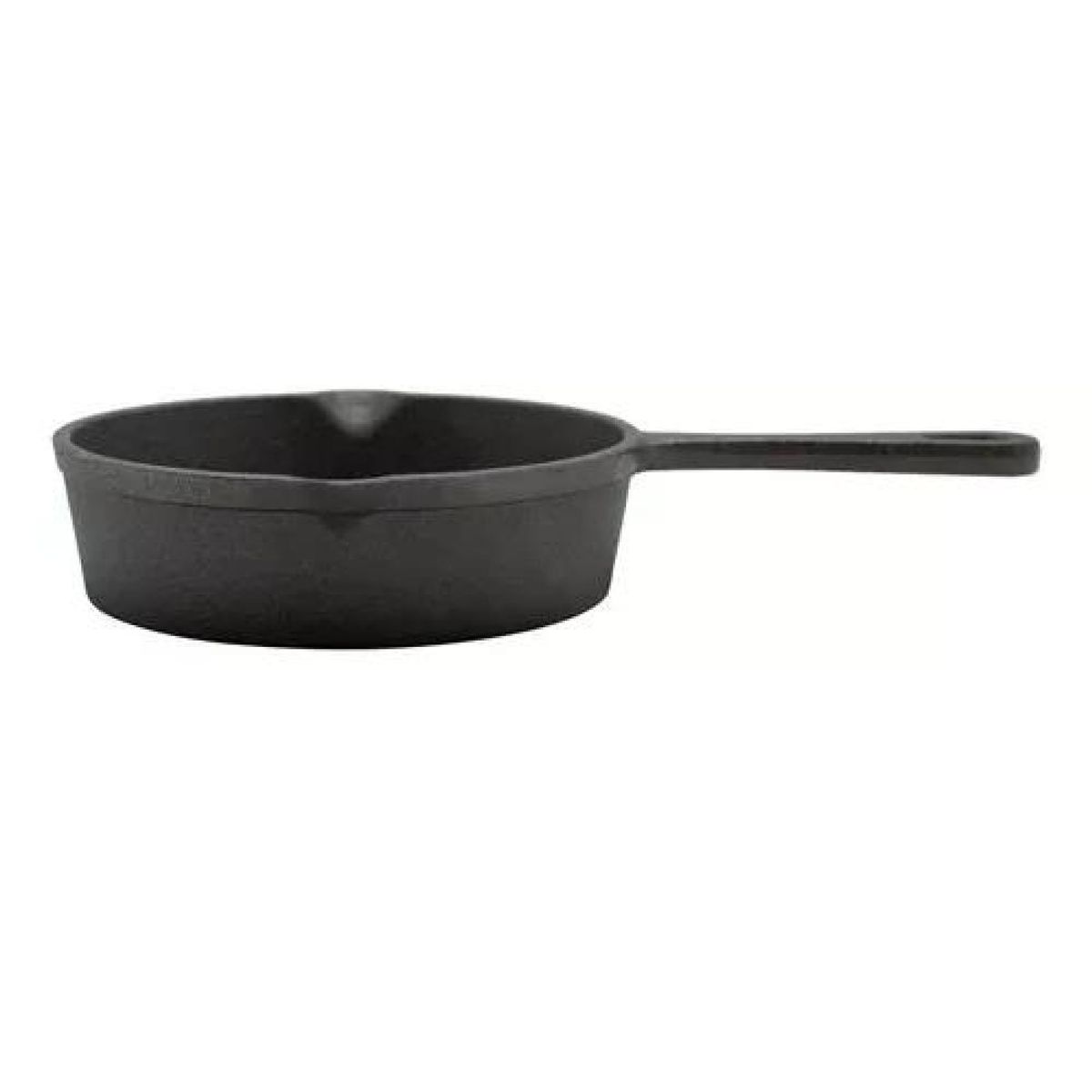 GENERICO - Sartén Redondo Iron Cast Wayu Cocina Asado Bbq Color Negro