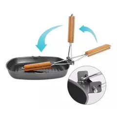 GENERICO - Sarten Plegable Para Camping Portatil Viajero Buena Calidad