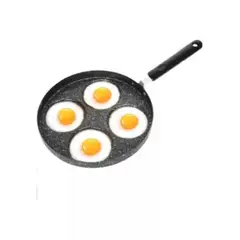 GENERICO - Sartén Para Tortillas De 4 Agujeros Para Huevo Antiadherente