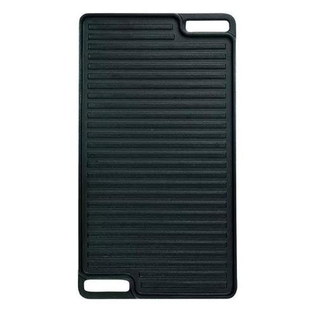 GENERICO - Plancha Churrasquera Reversible 46x26cm Hierro Fundido