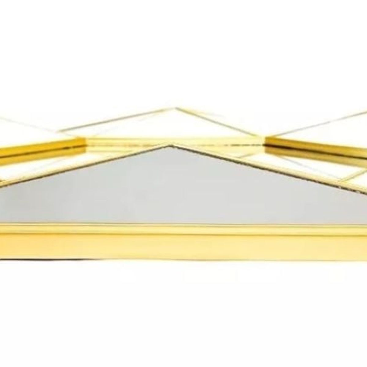 GENERICO - ELEGANTE ESPEJO DECORATIVO MACARENA DORADO 60 X 53CM