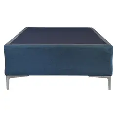 BLOCCARE - Base Cama 1,5P Box 30 / Patas Metalicas 15 / Largo 200 cm (C/Refuerzo)