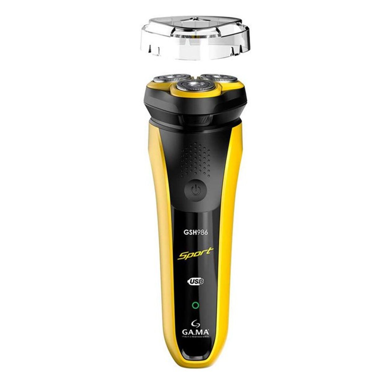 GAMA - AFEITADORA USB GSH986 SPORT AMARILLO.-