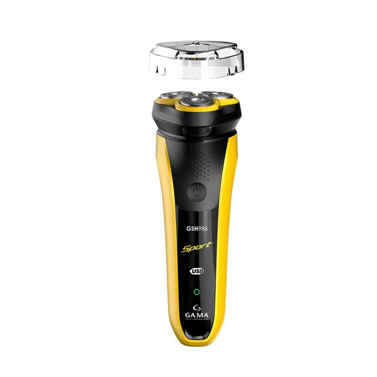 GAMA - AFEITADORA USB GSH986 SPORT AMARILLO.-