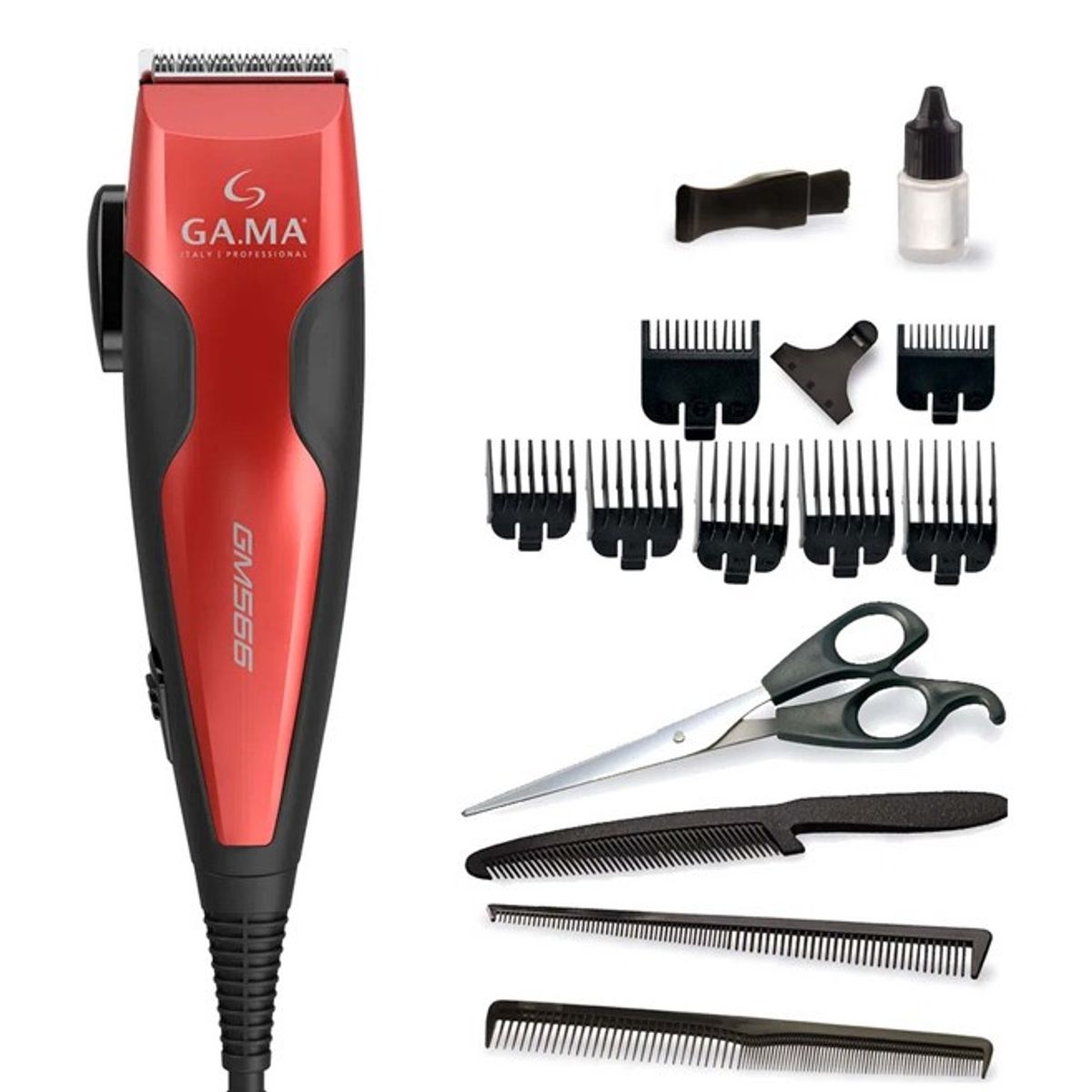 GAMA - Cortadora de pelos Gama Gm566RW 13 Piezas Corta pelos