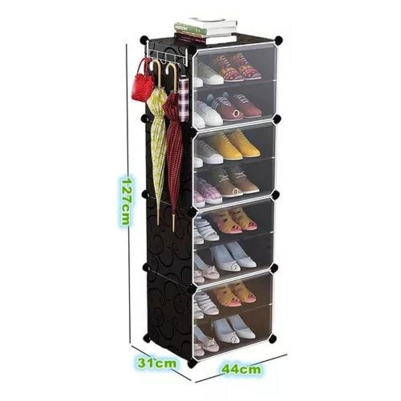 GENERICO - Zapatero organizador de zapatos armable 8 niveles