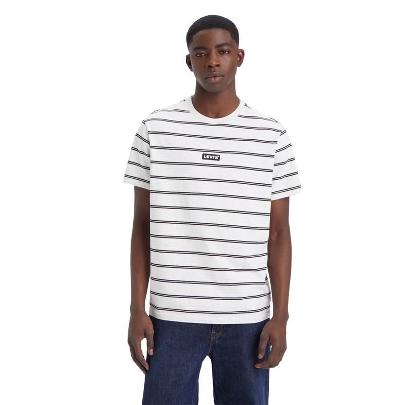 LEVIS - Polera Hombre Ss Relaxed Baby Tab T Blanco Levis