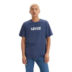 LEVIS - Polera Hombre Ss Relaxed Fit Tee Azul