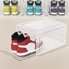 GENERICO - Caja organizador de zapatos apilable para calzado