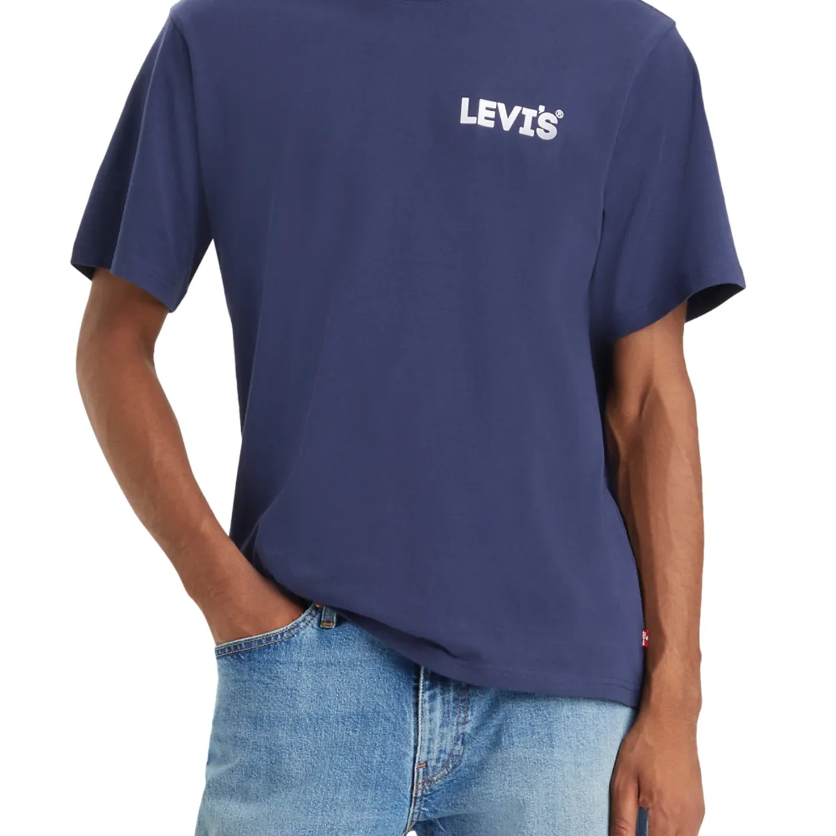 LEVIS - Polera Hombre Relaxed Fit Tee Azul Levis