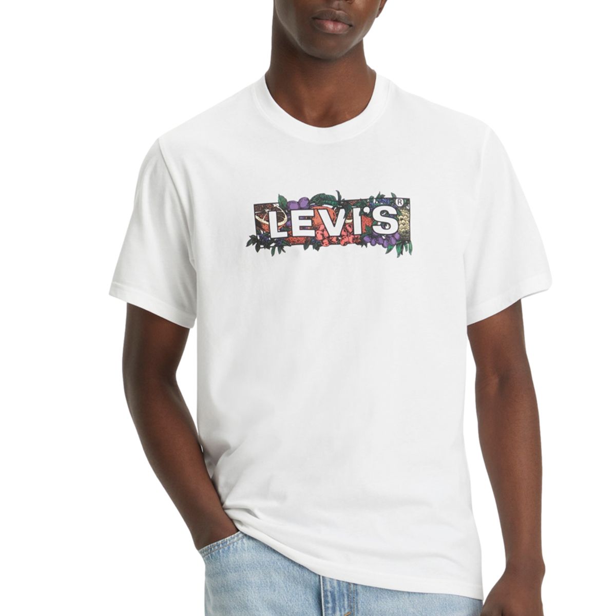 LEVIS - Polera Hombre Relaxed Fit Tee Blanco Levis