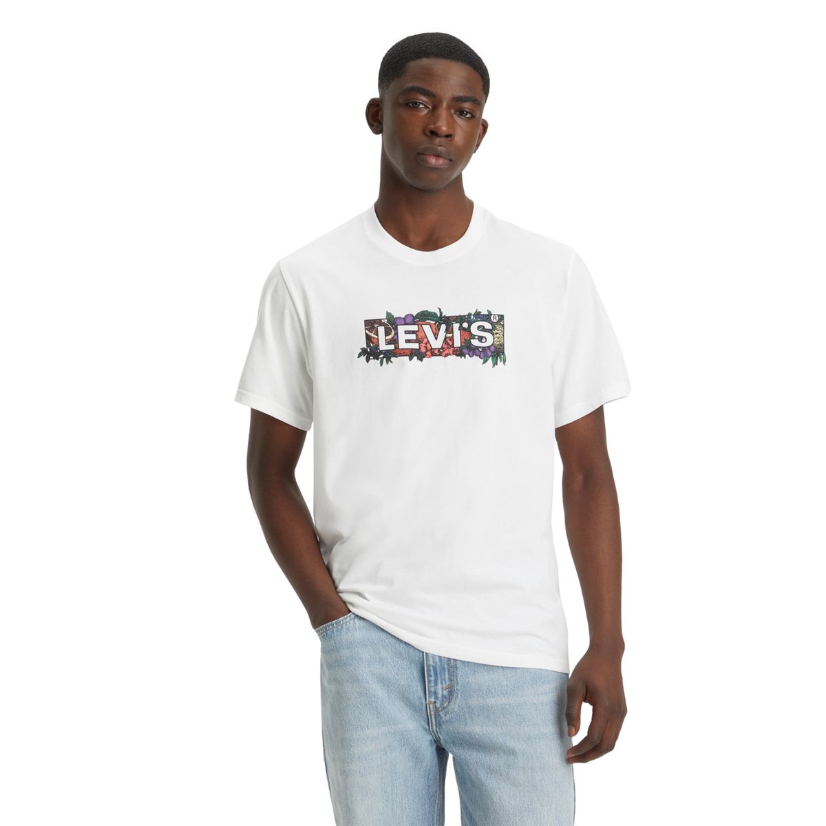 LEVIS - Polera Hombre Relaxed Fit Tee Blanco Levis