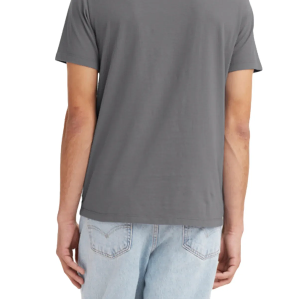 LEVIS - Polera Hombre Graphic Crewneck Tee Gris Levis