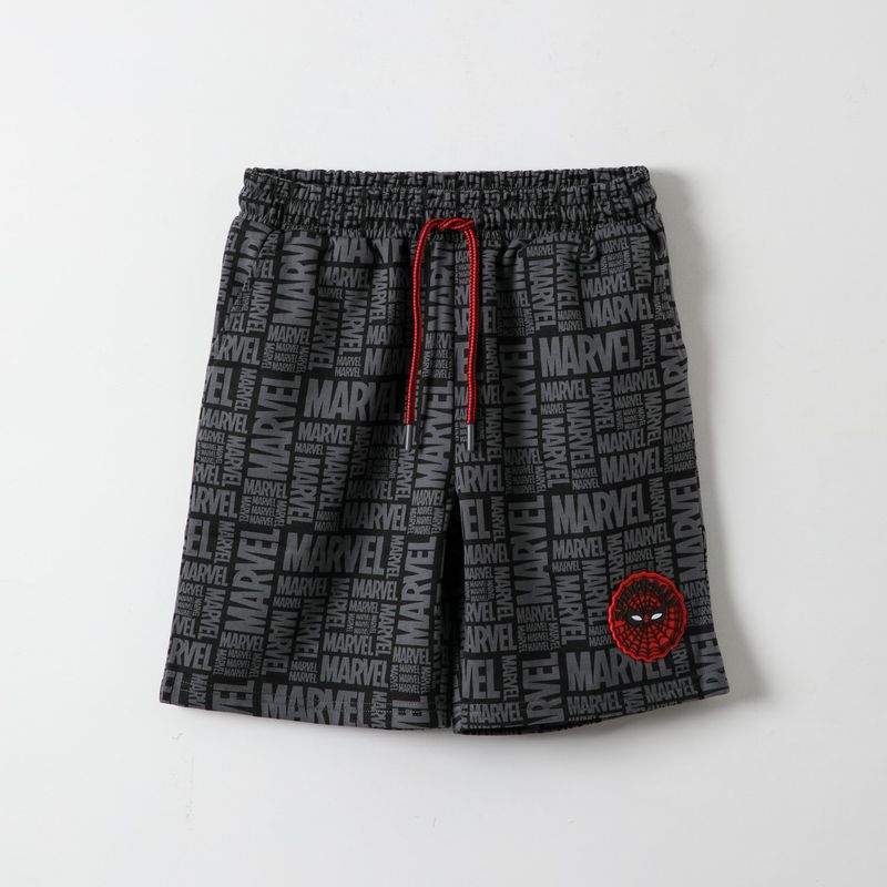 MARVEL - Short Niño Full Print Spiderman Negro Marvel
