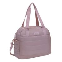 Bolso Mujer Buda Microfibra 33 Lts Malva