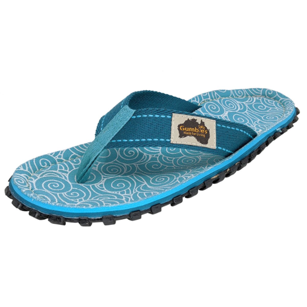 GUMBIES - Sandalia Mujer Íslander Flip-Flop Azul Gumbies