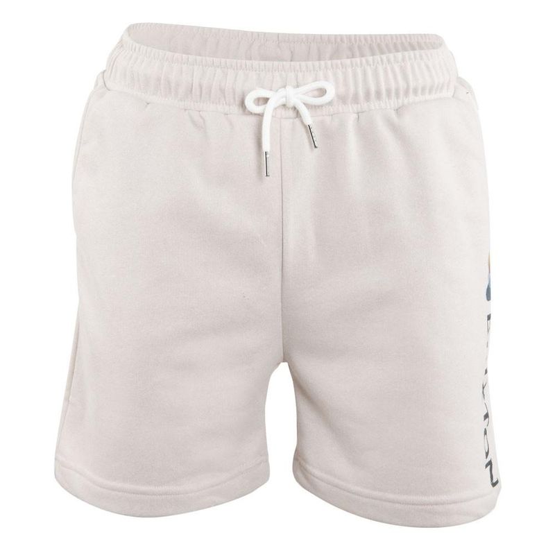 BRIXTON - Short Men Beige Logo Print - Beige