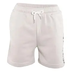 BRIXTON - Short Men Beige Logo Print - Beige