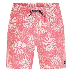 HURLEY - Short Phantome Natural Volley 18 Red - Rosa