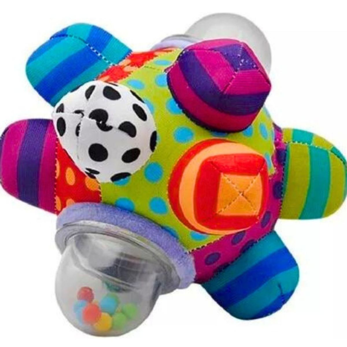 GENERICO - Juguete Pelota Sonajero Texturizadas Sensorial Para Bebes