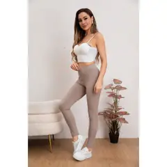 MPROPIA - Calza Lycra Premium Mujer Tiro Alto Deportivo Casual. Colores 018