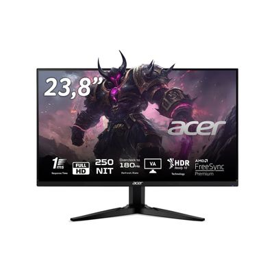 Acer Monitor Gamer Kg241Y / 23,8 Ips / Fhd/ 180 Hz /1