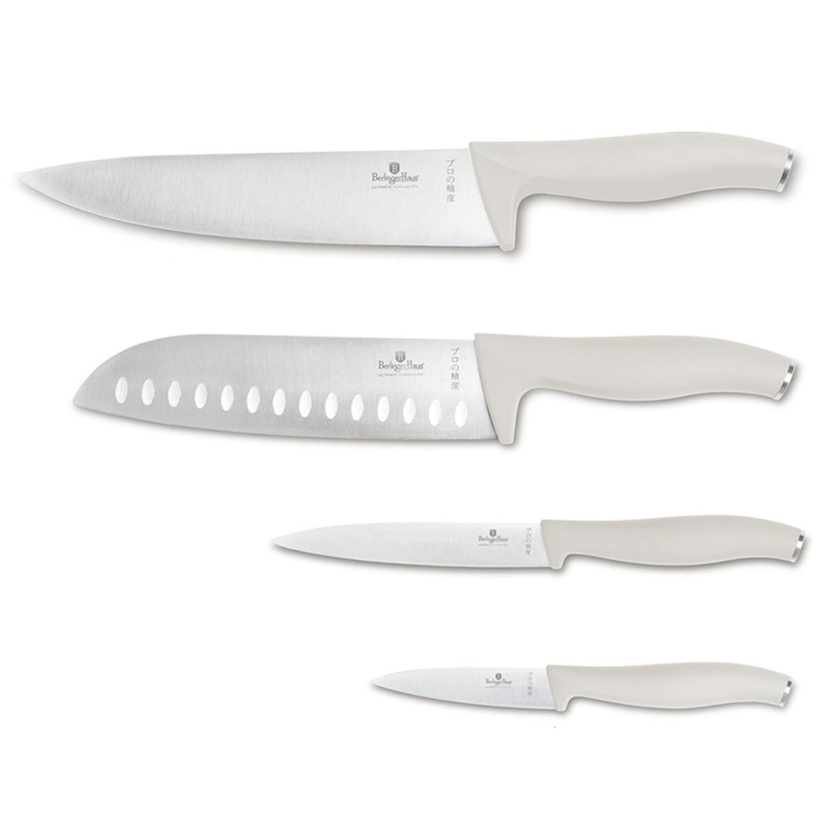 BERLINGER HAUS - SET DE CUCHILLOS 4 PZS SAHARA ACERO INOXIDABLE