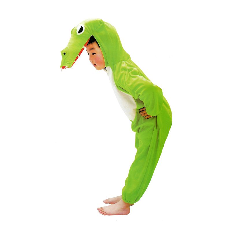 TODODISFRACESCHILE - Disfraz Cocodrilo Reptil Deluxe Talla 9 a 11 años