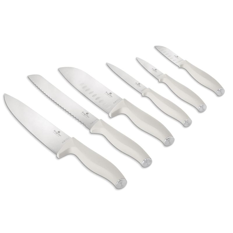BERLINGER HAUS - SET DE CUCHILLOS 6 PZS BURGUNDY EDITION ACERO INOXIDABLE